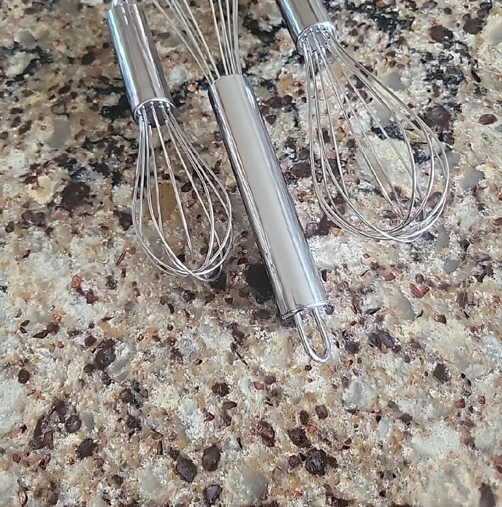Stainless Steel Whisk Set - Silver NEW